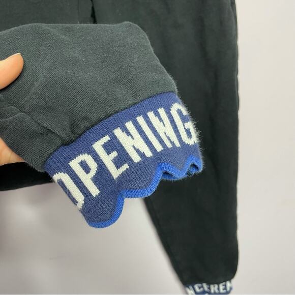 Opening Ceremony Womens Black Logo Scallop Sweatpants Joggers Pants Size XS - Picture 3 of 6